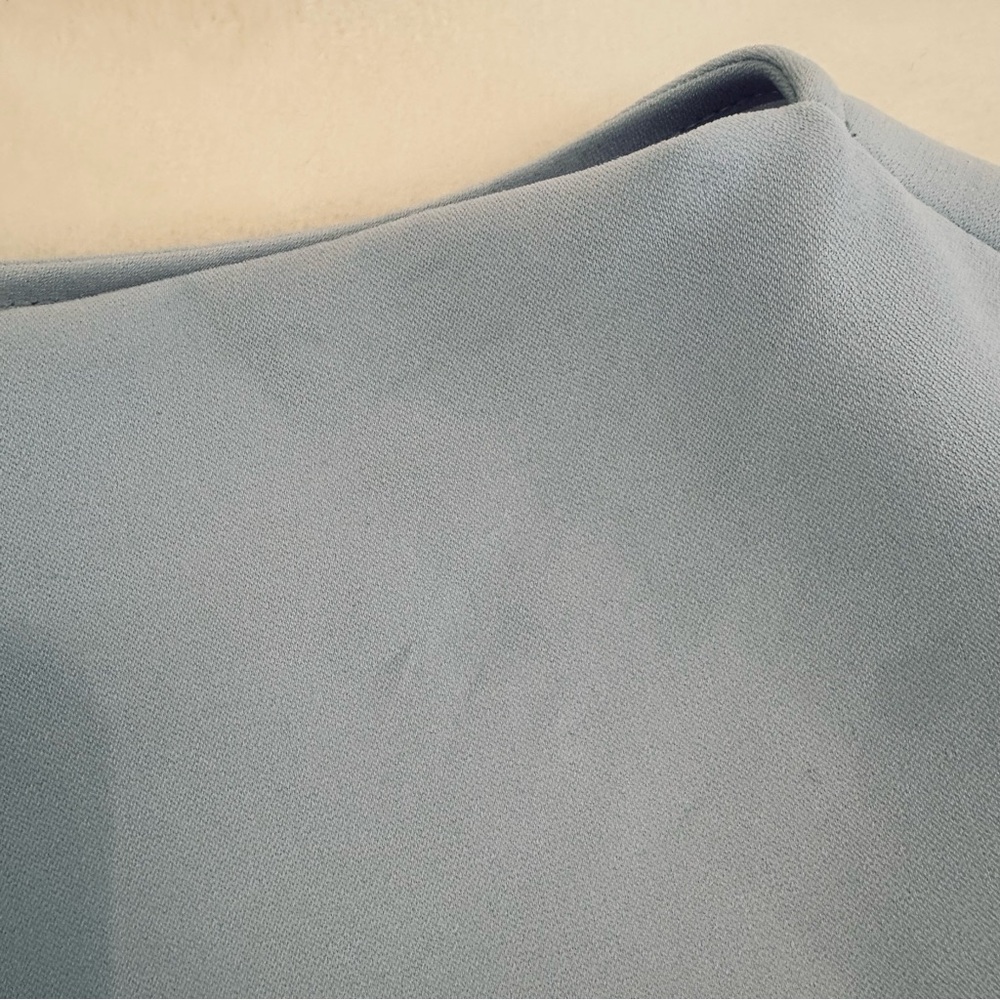 Emporio Armani Soft Blue Cowl Neck Blouse - Picture 11 of 14